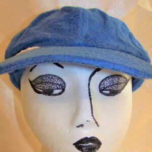Vintage Blue Liz Claiborne terry cloth baseball cap adjustable